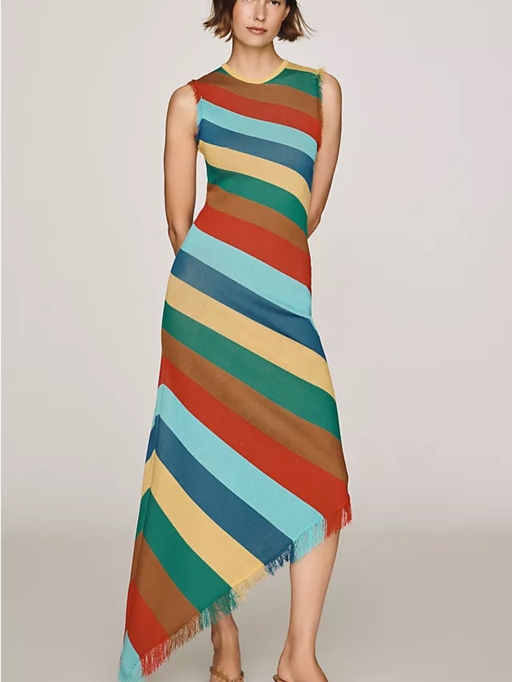 NWT Simon miller ELENA KNIT DRESS IN VIBRANT MULTI STRIPE
